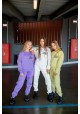 Спортивный костюм с надписями на флисе