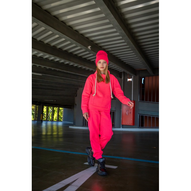 Спортивный костюм на флисе без капюшона oversize