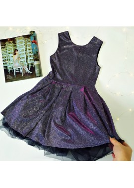 Платье нарядное хамелеон пышное "Shiny collection"