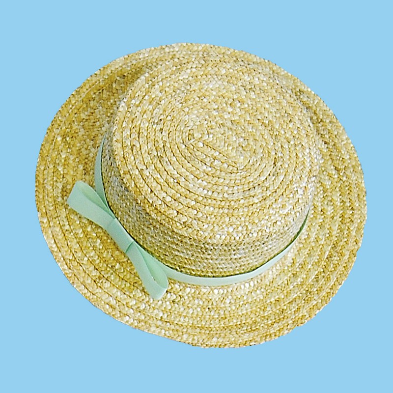 Шляпа канотье соломенная 