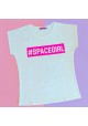 Футболка белая #SPACEGIRL