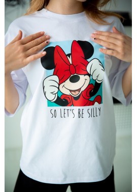Футболка с  Minnie  Белая 