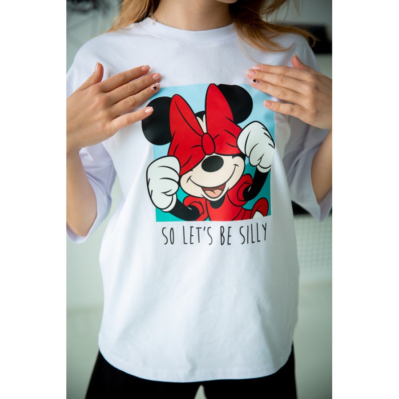 Футболка с  Minnie  Белая 