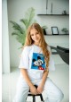 Футболка с  Mickey Белая 