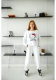 Спортивный костюм Hello Kitty  петля белый 