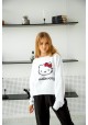 Свитшот белый Hello Kitty 